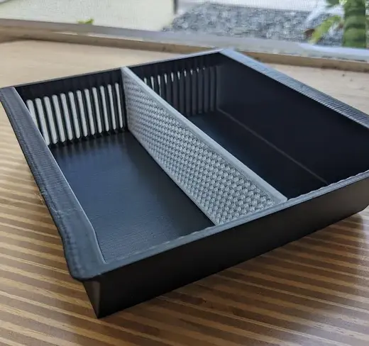 Tesla Model 3 / Y Backlit Modular Tray Remix - Longer & Rear Cutouts + Options