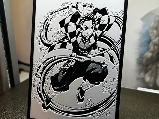 Tanjirō Kamado, Demon Slayer black white