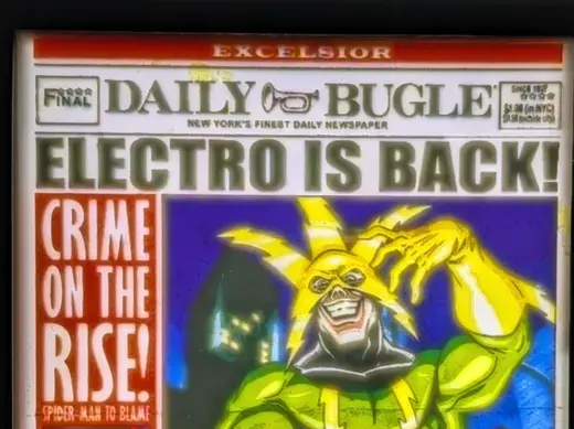 Spiderman Daily Bugle Electro is Back