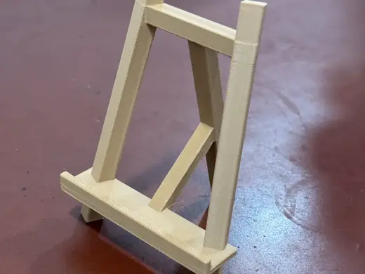 Easel Stand with Tray for Collectibles and Cards