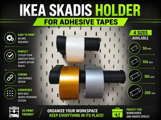 Ikea Skadis Holder for Adhesive Tapes