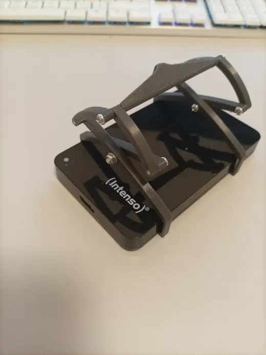 Phone hanger for tent