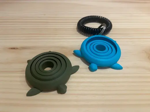 Turtle Gyro Fidget Keychain