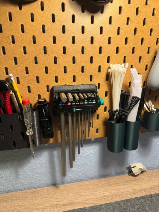 Ikea Skadis-Wera Inbusschlüssel-Halterung