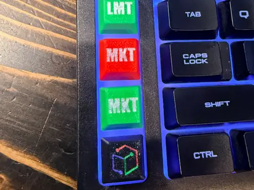 K55/K57 Keycaps for AlgoBox