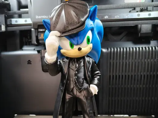 Sonic the Hedgehog – Peaky Blinders Style Figure