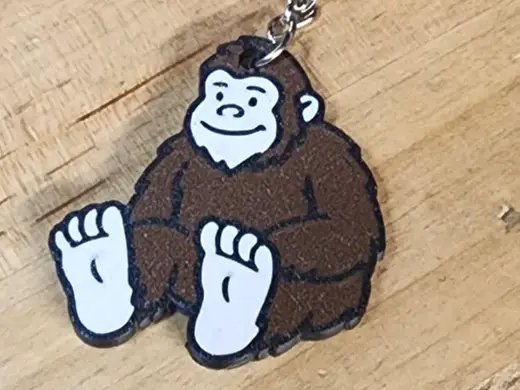 Yeti / Bigfoot Keychain AMS 3 color