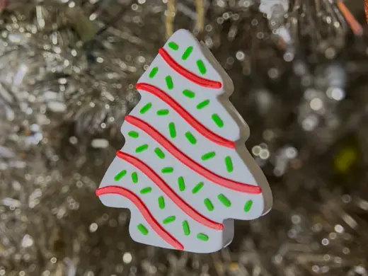 Little Debbie Xmas Tree Cake Ornament