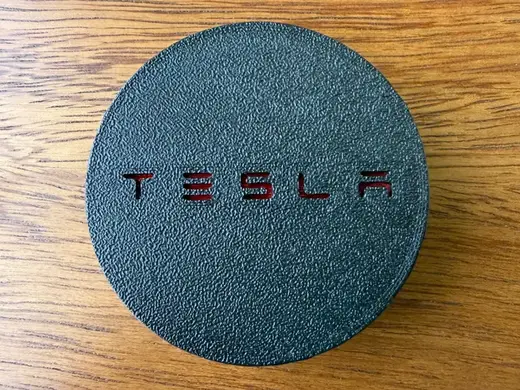 Tesla Wheel Hub Cap – New Logo AMS Multicolor