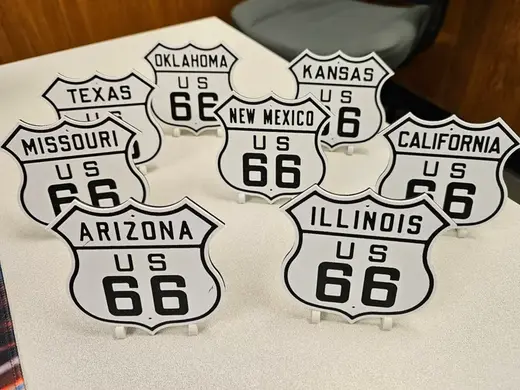 Route 66 US Highway Shield Coasters