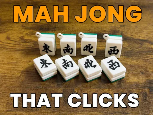 Mah Jong Wind Tiles – MX Fidget Clickers