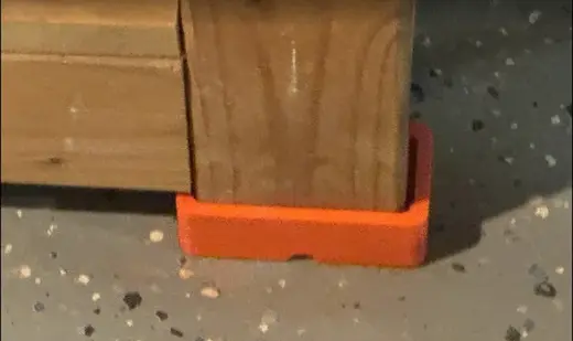 2x4 Leg cover for wet area