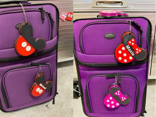 Mouse Luggage Id Tags