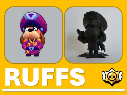 Ruffs brawl stars figurine