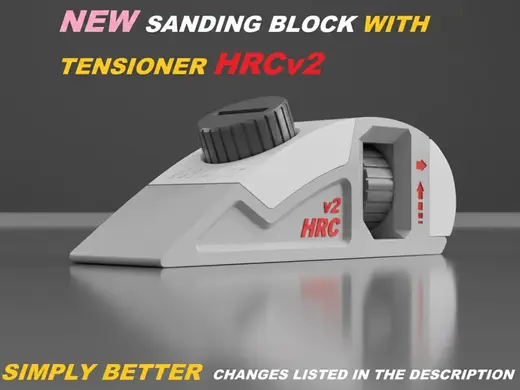 NEW Sanding Block With Tensioner, HRCv2 available!