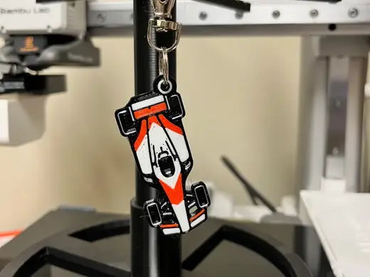 McLaren MP4/4 Senna Keychain
