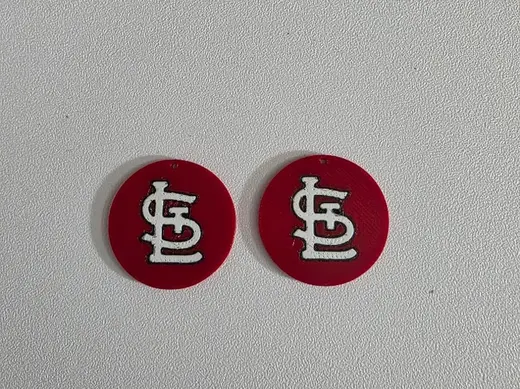 STL Cardinals Earrings