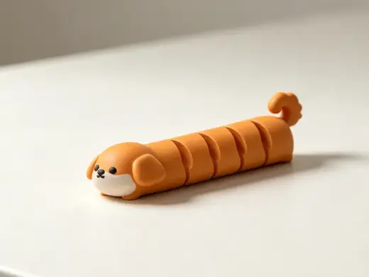 查理士王小猎犬-超长的可活动关节的小狗狗-可动动物儿童解压动物玩具