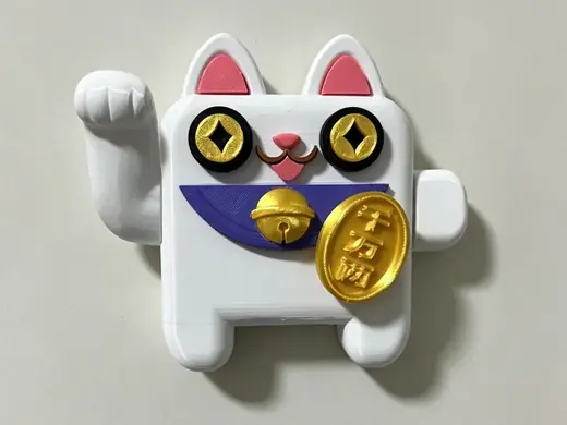 超萌招财猫开关——财源滚滚来!!