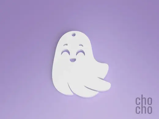 Ghost V (One Color) Keychain or Earring