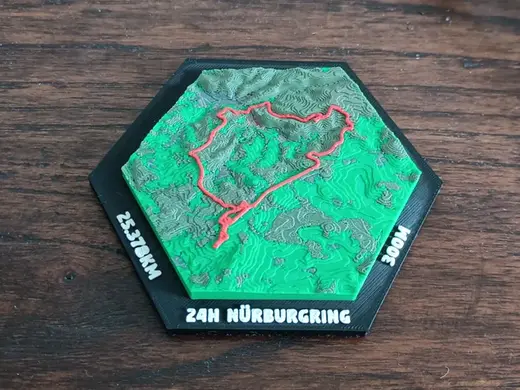Nürburgring 24 Hour Track Map