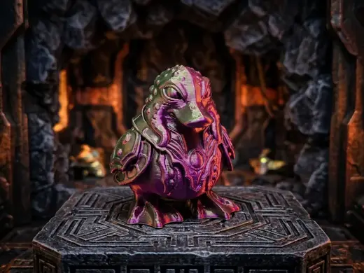 Galaxy Alien Duck Figurine