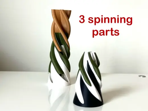 Fidget Pyramid with 3 parts