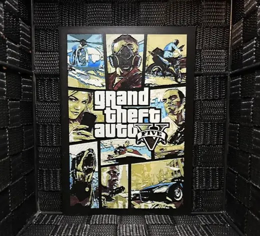 Hueforge Game Poster - Grand Theft Auto V