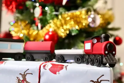 Locomotive with wagons