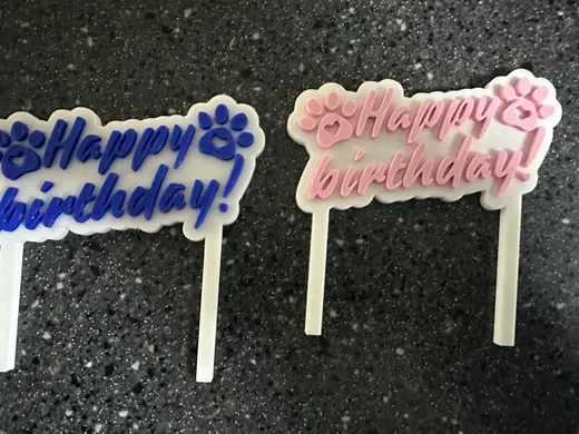 Gotcha Day/Birthday Dog cake topper