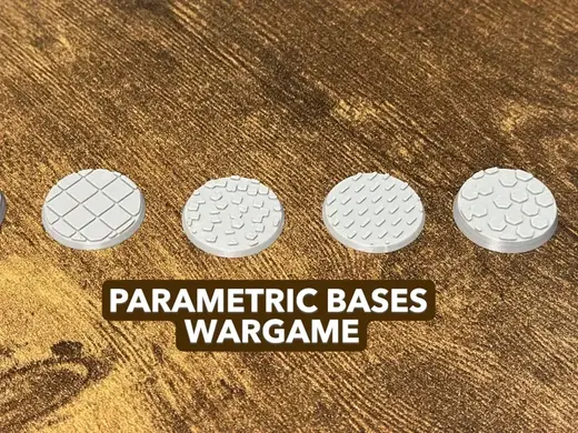 Customizable bases Wargame