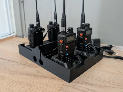 Baofeng UV-5R 4x Radio Charger Holder Case