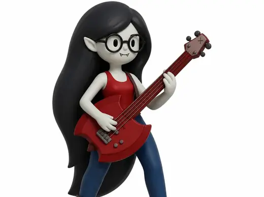 Adventure Time: Marceline Rockstar con Basso Ascia