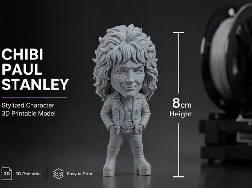 Chibi Rock Star Series - Paul Stanley(Kiss)