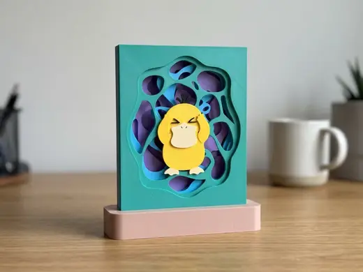 Shadow Box Pokemon #0054 - Psyduck v1.0