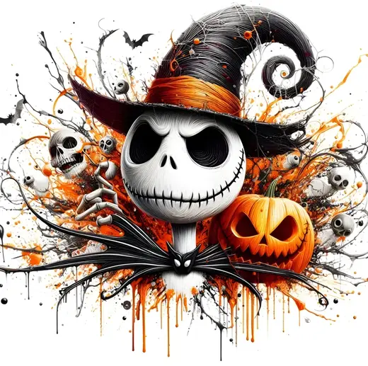 Pumpkin King Jack Skellington Hueforge