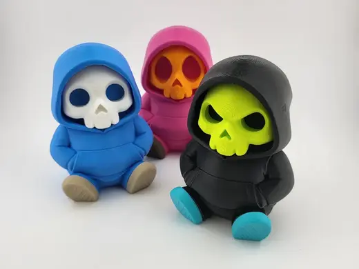 Street Skull Halloween 3D Action Figure
