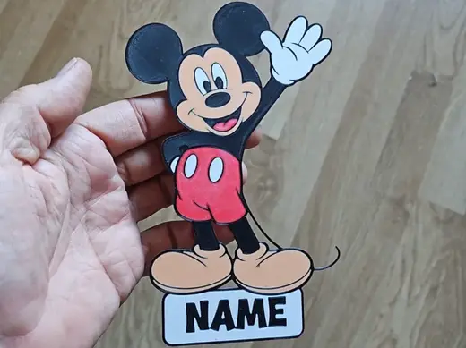 Mickey Mouse - tu nombre
