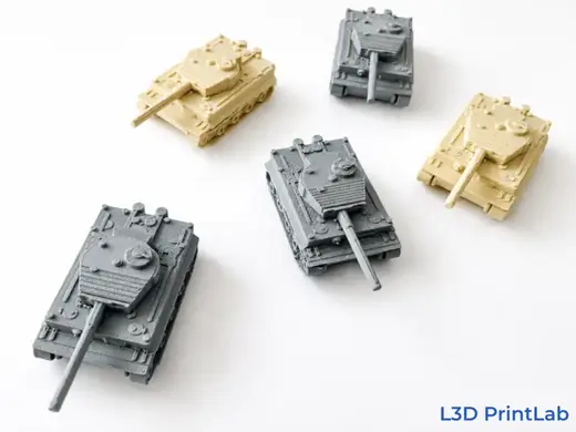 Mini Tiger 1 Tank 1/200 Scale By L3D PrintLab