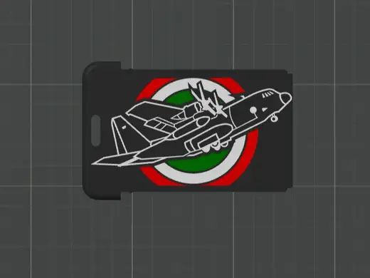 PORTA BADGE POSTERIORE C130 noSCRITTA