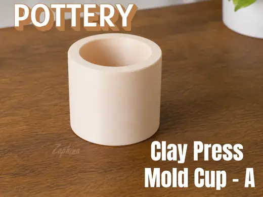 Clay Press Mold Cup - A