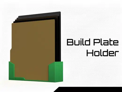 Build Plate Holder - Wall Mount & Desktop