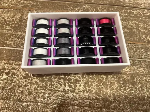 Bernina Sewing Machine Bobbin Tray Black Bobbins