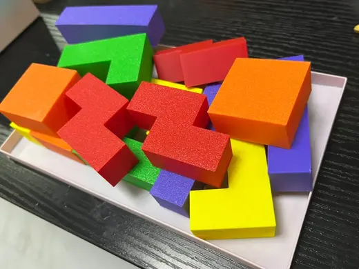 儿童益智方块拼图玩具