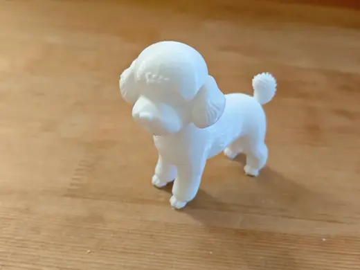 比熊 犬 狗 狗狗 一体打印 新手友好 摆件 办公室 桌面 玩具 礼物 儿童