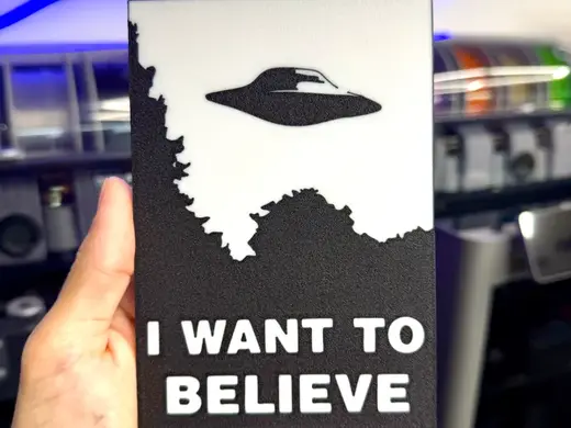 X Files I Want To Believe Sign