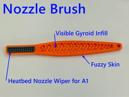 Nozzle Brush Handle / Nozzle Wiper