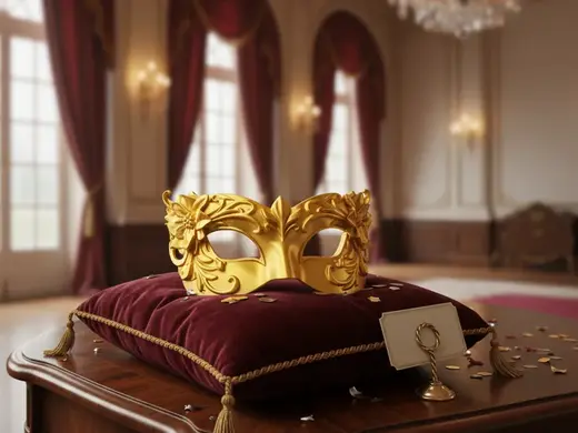 Masquerade Mask - Venetian Ball mask Props Display