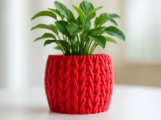 Knit Pot - Home Decor - Unique Vases and Planters