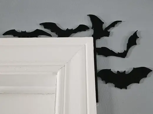 Halloween Bats Door Corner deco